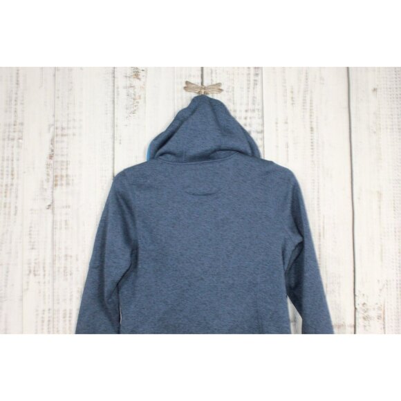 LL Bean Sweater Fleece Coat Blue Size Large Pet - Picture 8 of 10